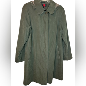 Olive Green Gallery Coat Size Medium
